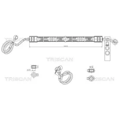 Cső Szervó Vw A4/A6/Passat 94- - TRISCAN (851629032)