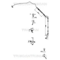 Cső Szervó Ford Transit 2,0 Tdci 16- - TRISCAN (851616054)