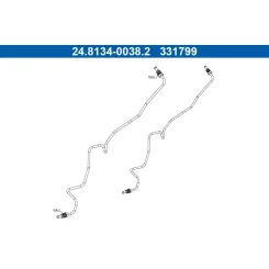 Fékvezeték Vw T. Polo 1,0-1,6 09-20 Bal - ATE (24.8134-0038.2)