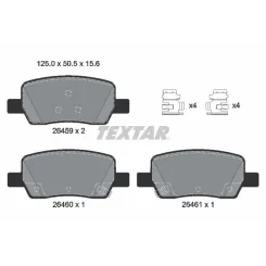 Fékbetétkészlet, Tárcsafék Kia T. Sorento 1,6-2,5 20- - TEXTAR (2645901)