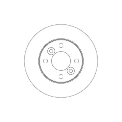 Féktárcsa Dacia P. Spring 20- - TRW (DF3989)