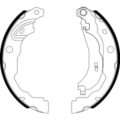 Fékpofakészlet Renault Captur/Clio/Kangoo 1,0-1,6 19- - TEXTAR (91088200)