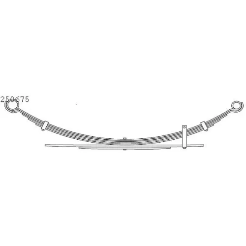 Resor Toyota T. Hilux 15-20 (5+2) (700/700Mm) Szer. 60Mm - CS Germany (10.250.675.00)