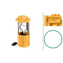 Üzemanyag-Ellátó Egység Opel Meriva 1.6Cdti 14- - HELLA (8TF358305-181)