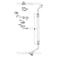 Cső Klíma Mercedes-Benz - TRISCAN (901023003)
