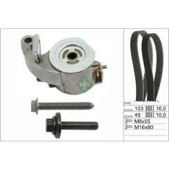 Fogasszíjkészlet Ford 2,0 Ecoblue (Vezérmű + Szivattyú) - Schaeffler INA (530094510)