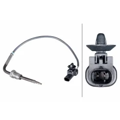 Érzékelő, Kipufogógáz-Hőmérséklet Opel Opel Astra J 1,6 Cdti 13- - HELLA (6PT358226-111)