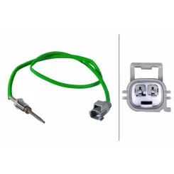 Érzékelő, Kipufogógáz-Hőmérséklet Ford Focus Ii, Mondeo Iv, Ranger 1,5-3,2 Tdci 04- - HELLA (6PT358226-421)
