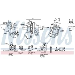 Turbo Ford 1,5 Ecoblue Focus Iv/Tourneo/Transit - NISSENS (NIS93862)
