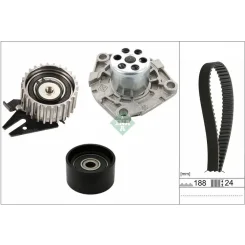 Fogasszíjkészlet Fiat 1,6M-Jet 500X/Doblo/Tipo (Szivattyúval) - Schaeffler INA (530096830)