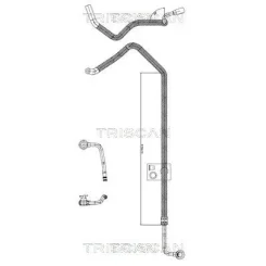 Cső Szervó Audi A4 (B6) 00-, Seat Exeo 09- - TRISCAN (851629090)
