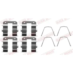 Tartozékkészlet, Tárcsafékbetét Kia T. Picanto 1,0-1,2 11-17 - QUICK BRAKE (QB109-0229)