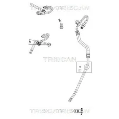 Cső Szervó Vw Touareg (755,7P6) 10-18 - TRISCAN (851629085)