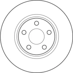 Féktárcsa Ford P. Tourneo/Transit 1,0-1,6 18- - TRW (DF6854S)