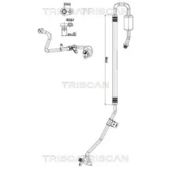 Cső Klíma Opel, Toyota - TRISCAN (901010048)