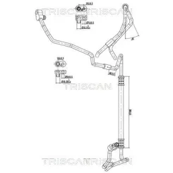 Cső Klíma Bmw - TRISCAN (901011023)