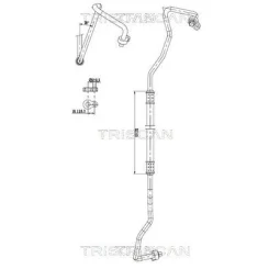 Cső Klíma Ford - TRISCAN (901016069)