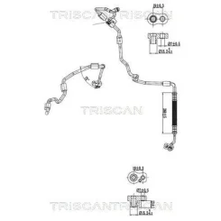 Cső Klíma Audi - TRISCAN (901029073)