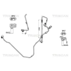 Cső Klíma Vw, Audi, Skoda - TRISCAN (901029094)