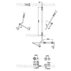 Cső Klíma Tesla - TRISCAN (901081005)