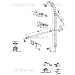 Cső Klíma Opel - TRISCAN (901024022)