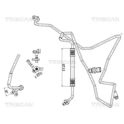 Cső Klíma Renault - TRISCAN (901025029)