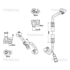 Cső Klíma Vw, Seat, Skoda, Audi - TRISCAN (901029133)