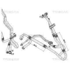 Cső Klíma Tesla - TRISCAN (901081009)
