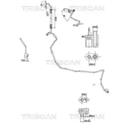 Cső Klíma Vw, Audi, Skoda, Seat - TRISCAN (901029122)