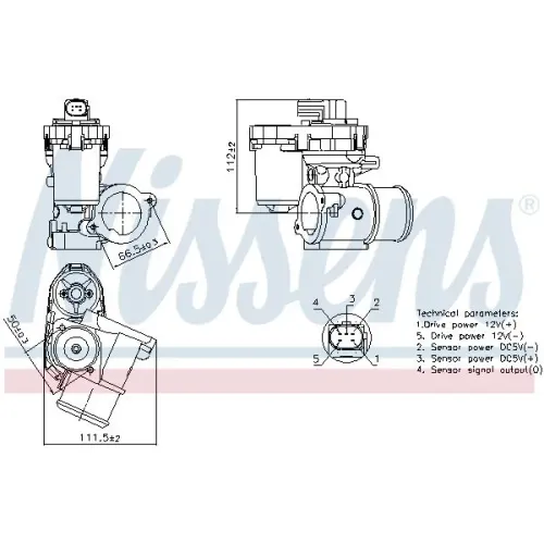 Agr-Szelep - NISSENS (NIS98347)