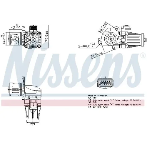 Agr-Szelep - NISSENS (NIS98376)