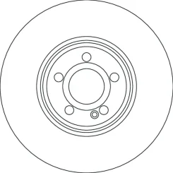 Féktárcsa Db P. C118/X118/H243/H247/X247/W177/W247 1,3-2,0 18- - TRW (DF6896S)