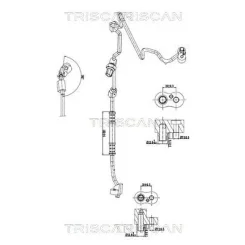 Cső Klíma Bmw - TRISCAN (901011038)