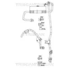 Cső Klíma Opel, Renault - TRISCAN (901024026)