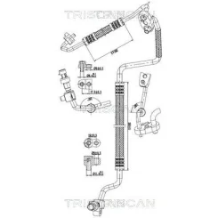 Cső Klíma Opel - TRISCAN (901024028)