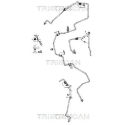 Cső Klíma Renault - TRISCAN (901025043)
