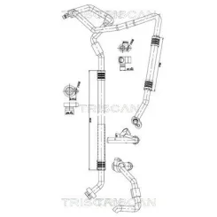 Cső Klíma Vw, Skoda, Audi - TRISCAN (901029131)