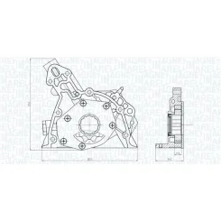 Olajszivattyú Opel Astra 1.8 04- - MAGNETI MARELLI (OP0143)