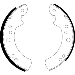 Fékpofakészlet Lti Tx 2,4-2,7 Td 97- - TEXTAR (91037701)