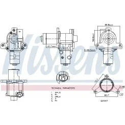 Szelep Egr Renault 1,5Dci - NISSENS (NIS98183)