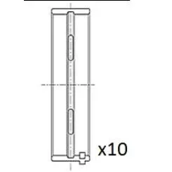 Főtengely Csapágycsésze Opel 1.9Cdti/2.0Cdti Std Készlet - FAI AutoParts (BM1025-STD)