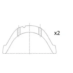 Távtartó Lemez, Főtengely Renault 1.7/1.8/1.9D/2.0/2.2Td Std Készlet - FAI AutoParts (BT3013-STD)