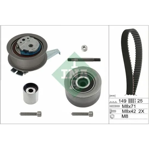 Fogasszíjkészlet - Schaeffler INA (530083510)
