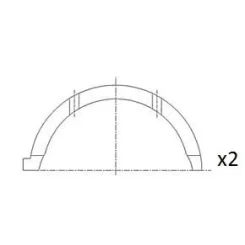 Távtartó Lemez, Főtengely Nissan 2.2Dci/2.5Dci Std Készlet - FAI AutoParts (BT3000-STD)
