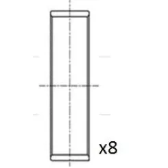 Hajtókar Csapágycsésze Land Rover 2.2Td4 Std Készlet - FAI AutoParts (BB2136-STD)