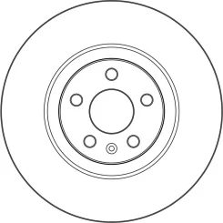 Féktárcsa Volvo P. S60/S90/V60/V90/Xc40/Xc60 1,5-2,0 16- - TRW (DF3959S)