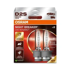 Izzó Night Breaker Laser Xenarc Gen2 D2S 85V, 35W, P32D-2 2Szt. (Eko) - ams-OSRAM (OSR66240XN2-2HB)