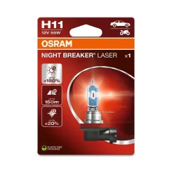Izzó Night Breaker Laser H11 12V/55W Pgj19-2 +150% 1Szt. Blister (Eko) - ams-OSRAM (OSR64211NL-1BL)