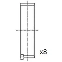 Hajtókar Csapágycsésze Fiat 1.8/1.9Jtd Std - FAI AutoParts (BB2070-STD)