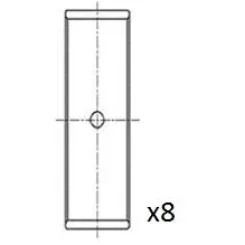 Hajtókar Csapágycsésze Vw 1.4/1.6 0.25 Készlet - FAI AutoParts (BB2063-025)